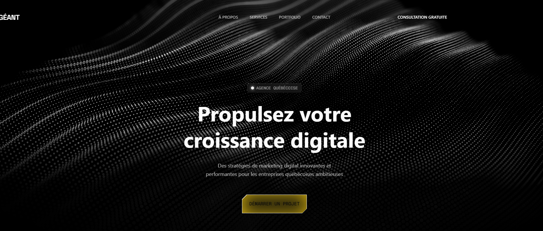 Screenshot de Géant Marketing